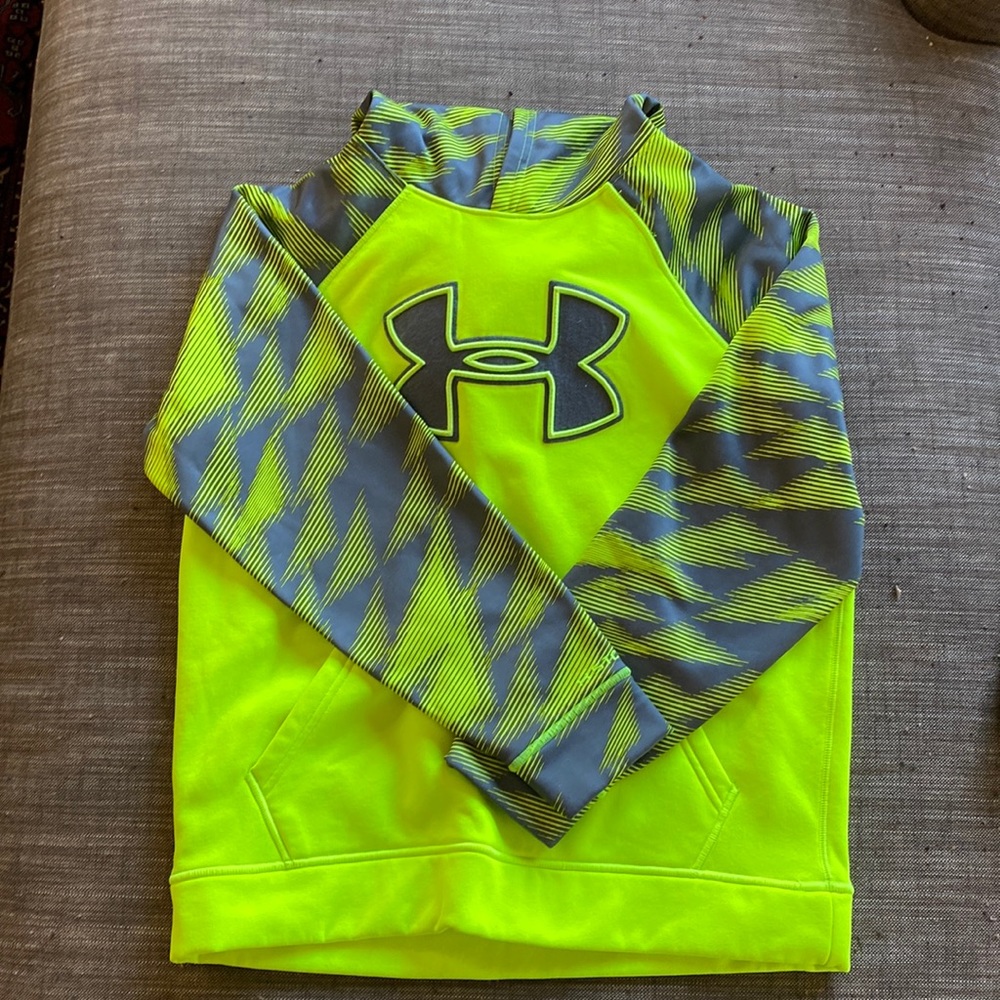Neon yellow UA sweatshirt